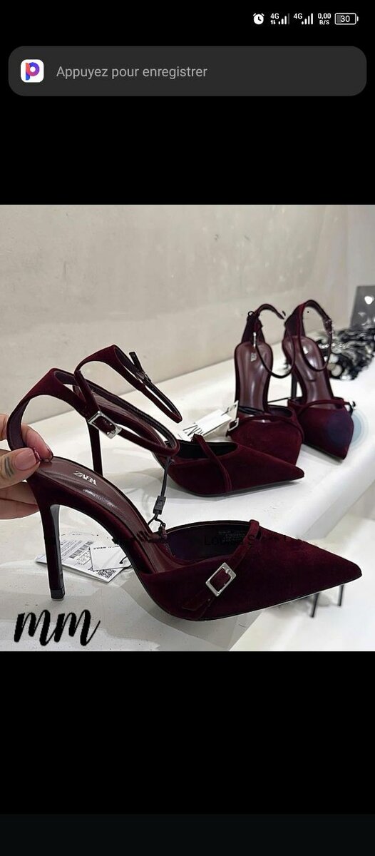 Sandales élégantes rouges