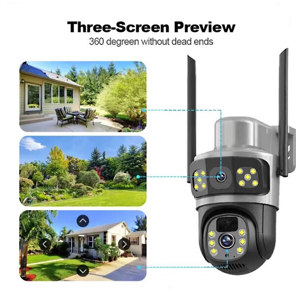 Caméra de sécurité solaire