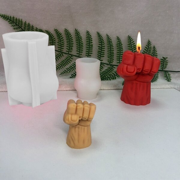 Small fist candle mould