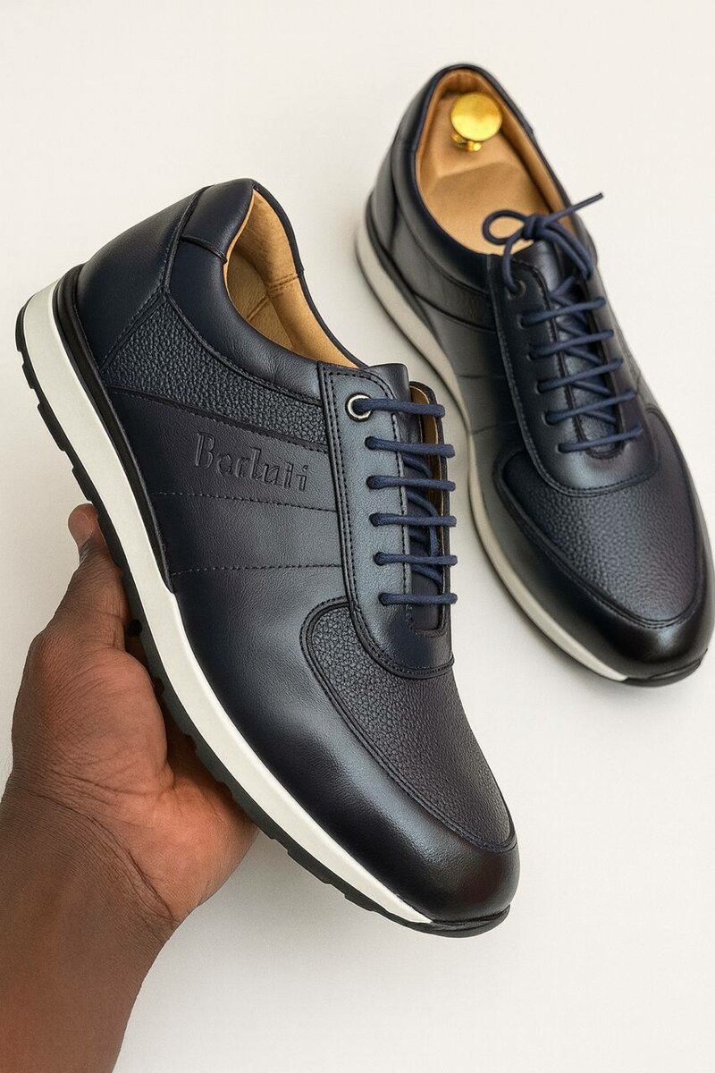 Sneakers en cuir élégants