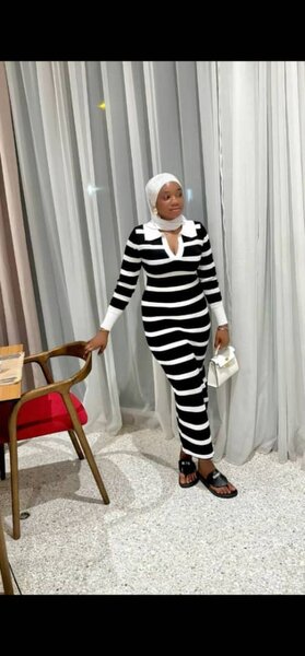 Robe rayée élégante