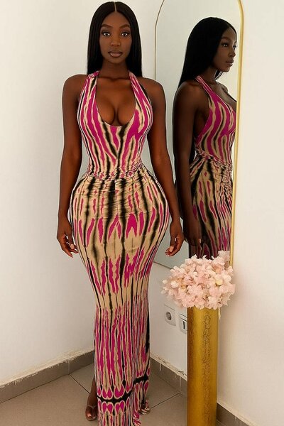 Robe longue élégante femme