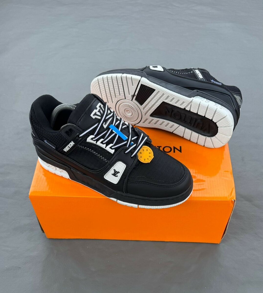 Baskets Noires Luxueuses Homme