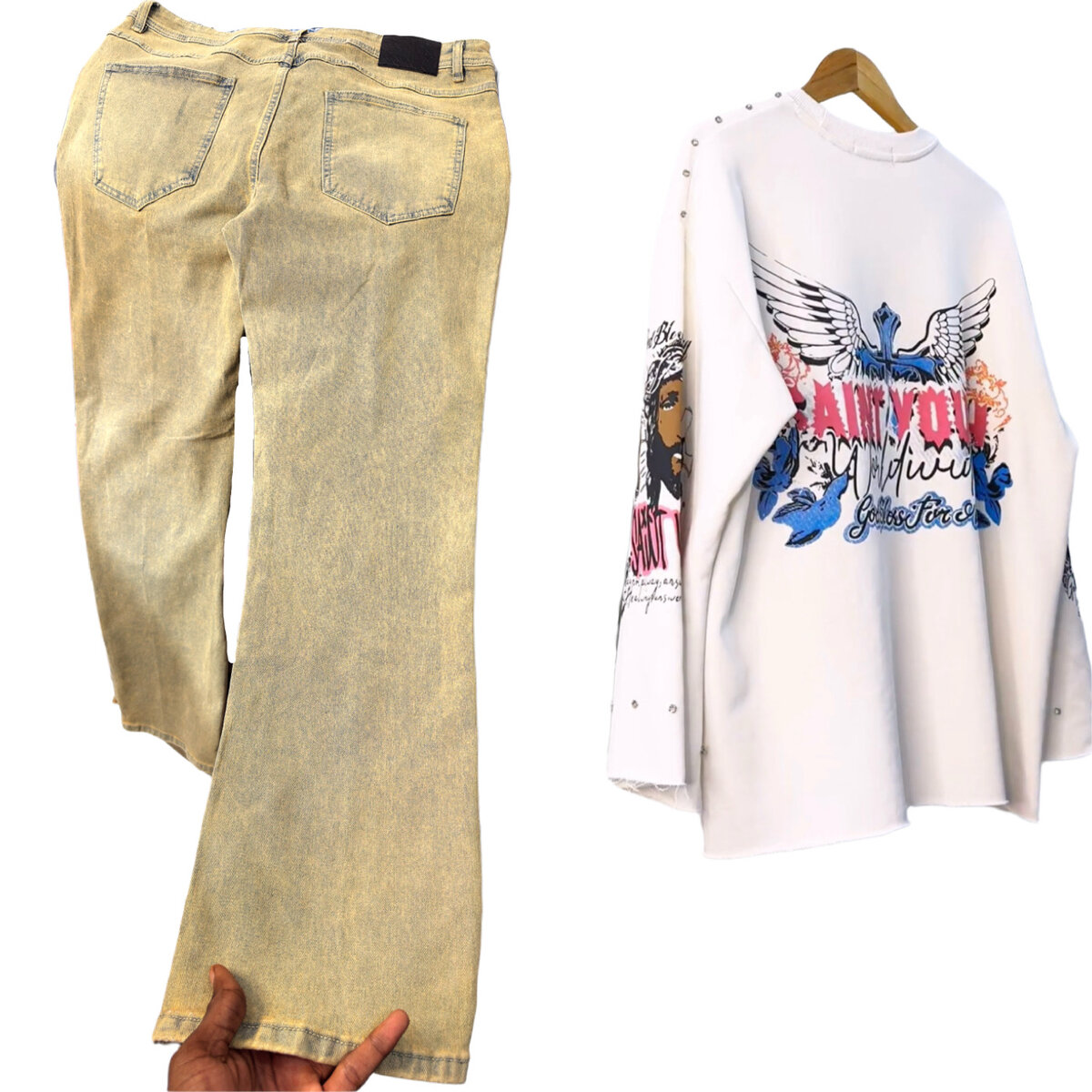 Jean et Sweat Art Graphique