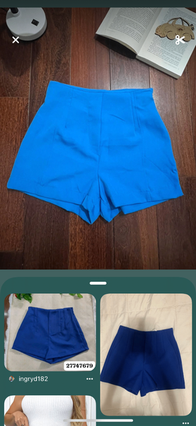 Short bleu primark