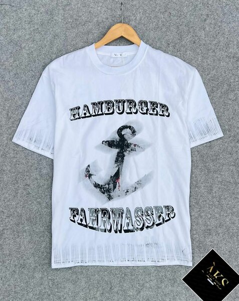 T-shirt blanc avec ancre