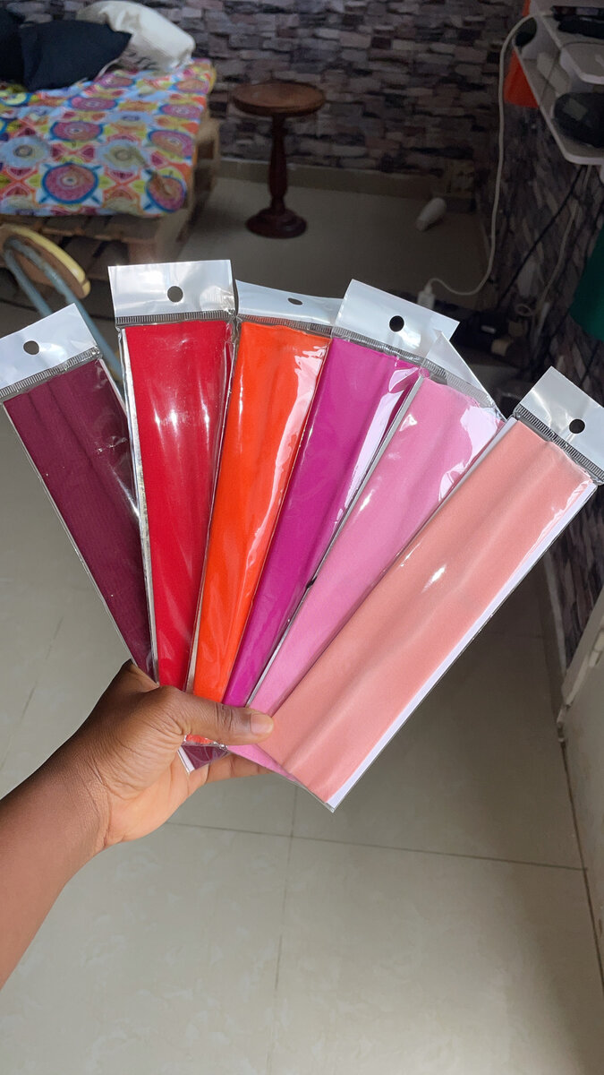Bandeaux élastiques colorés