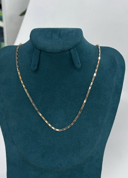 Позолоченные цепочки с пробой 585