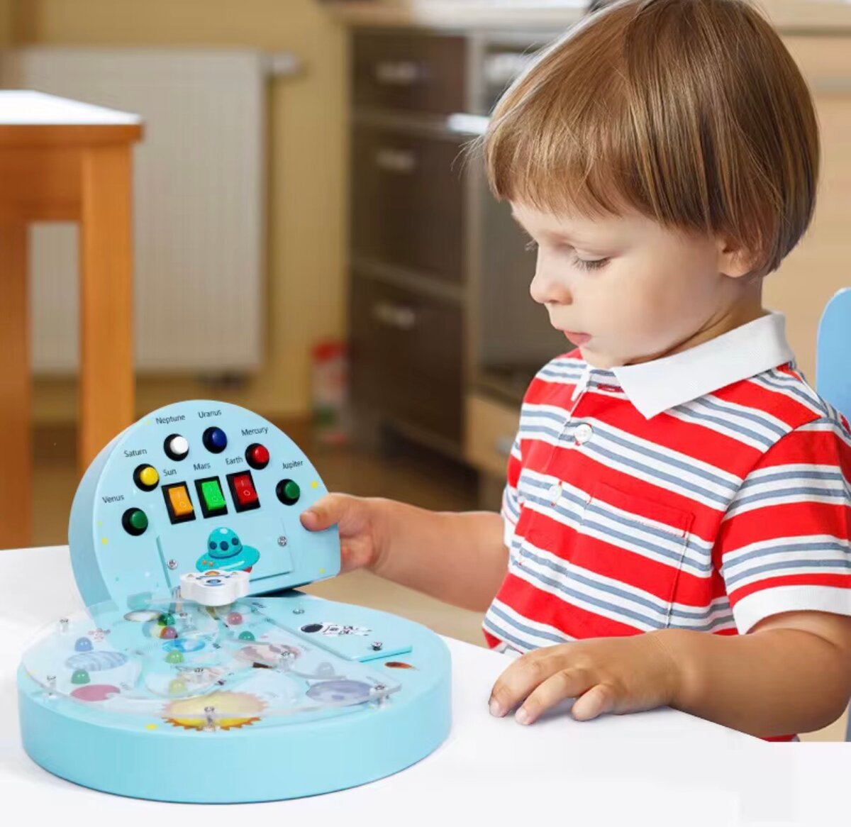 Tableau Éducatif LED Espace