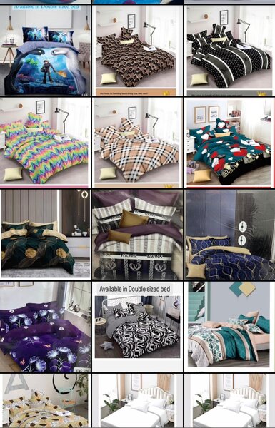 Bedsheets with pillow cases