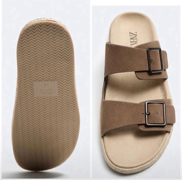 Sandales ZARA en daim