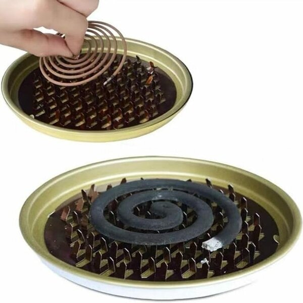 2 Sets Mosquito Coil Holder & Incense Burner