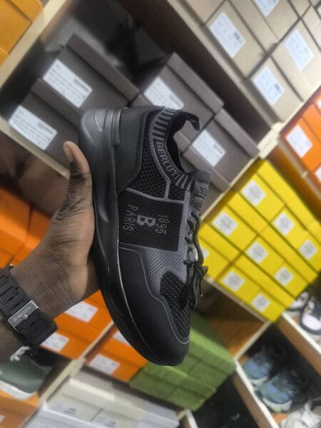 Baskets noires pour hommes