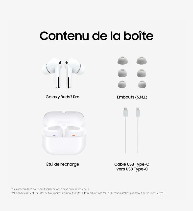 Écouteurs Galaxy Buds3 Pro