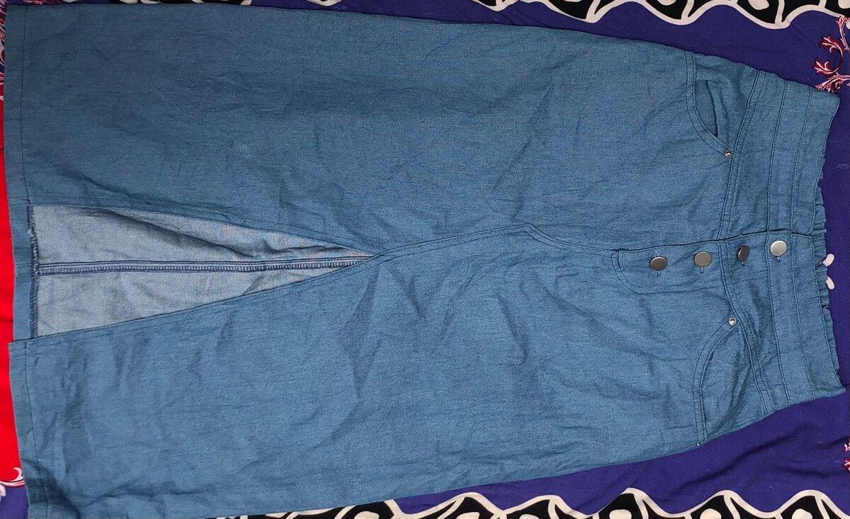 Jupe longue en jean tendance