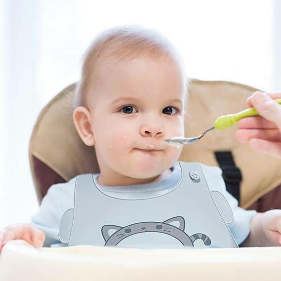 Adjustable Waterproof Silicone Baby Bibs