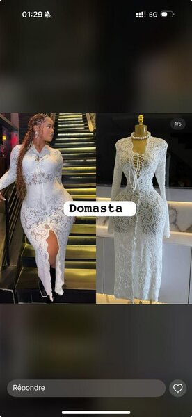 Robe élégante pour soirée