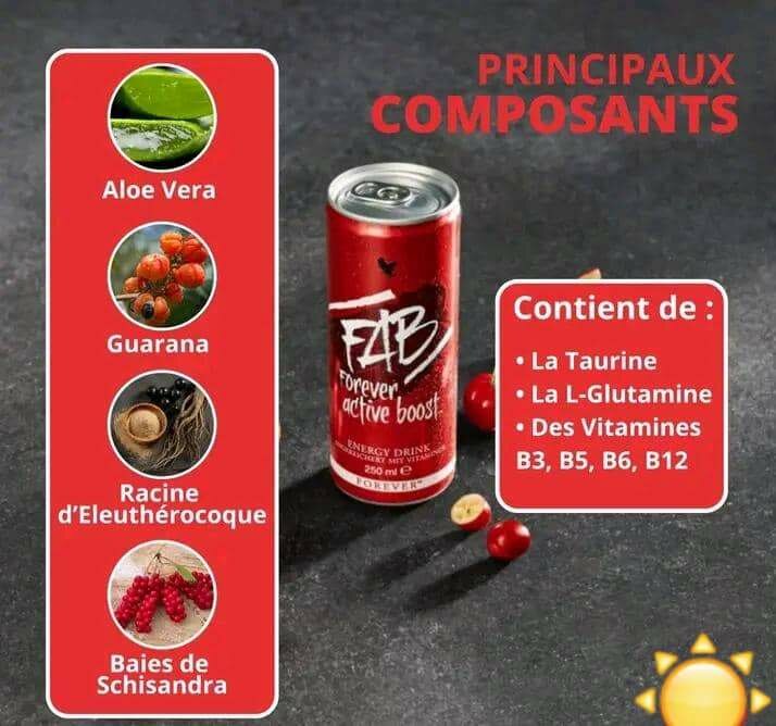 Boisson Énergisante FAB