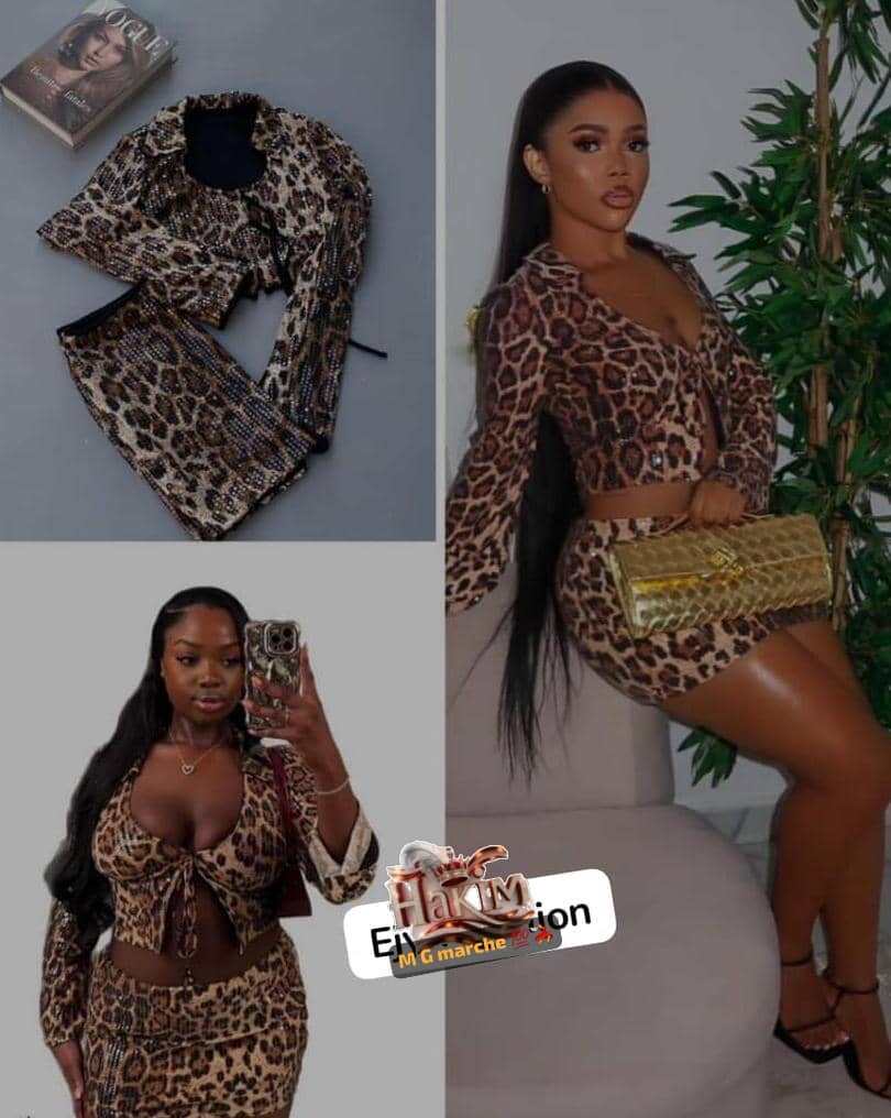 Robe léopard tendance