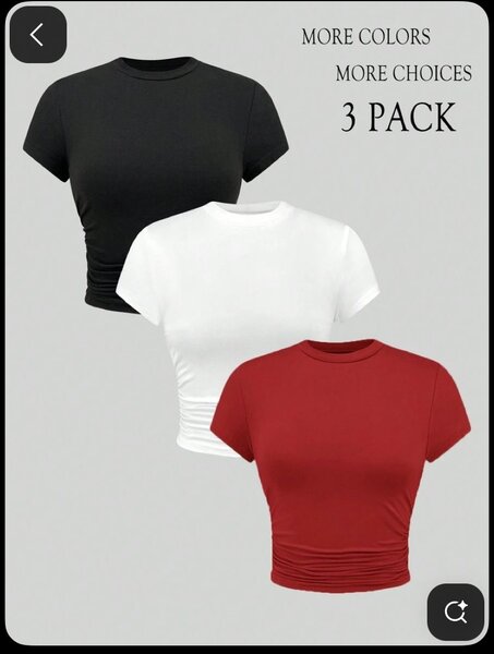 Lot de 3 T-shirts Femme