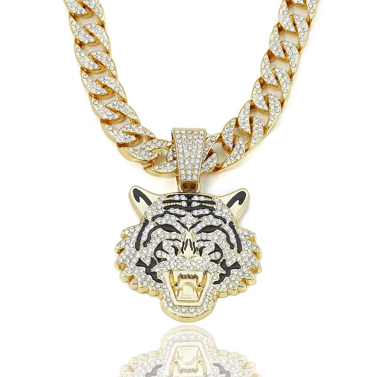 Collier Tigre Luxe Strass
