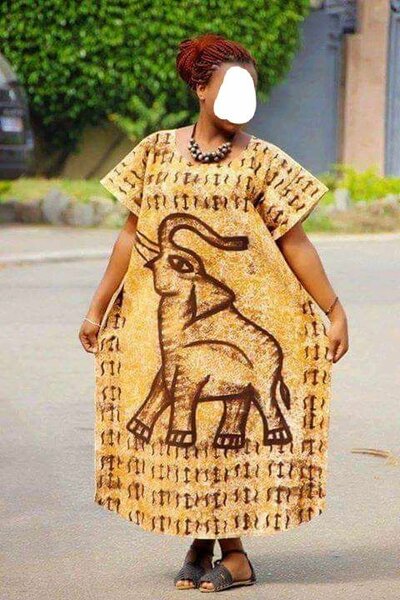 Robe africaine imprimée