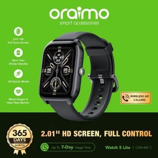 Oraimo Montre Connectée HD 2.01"