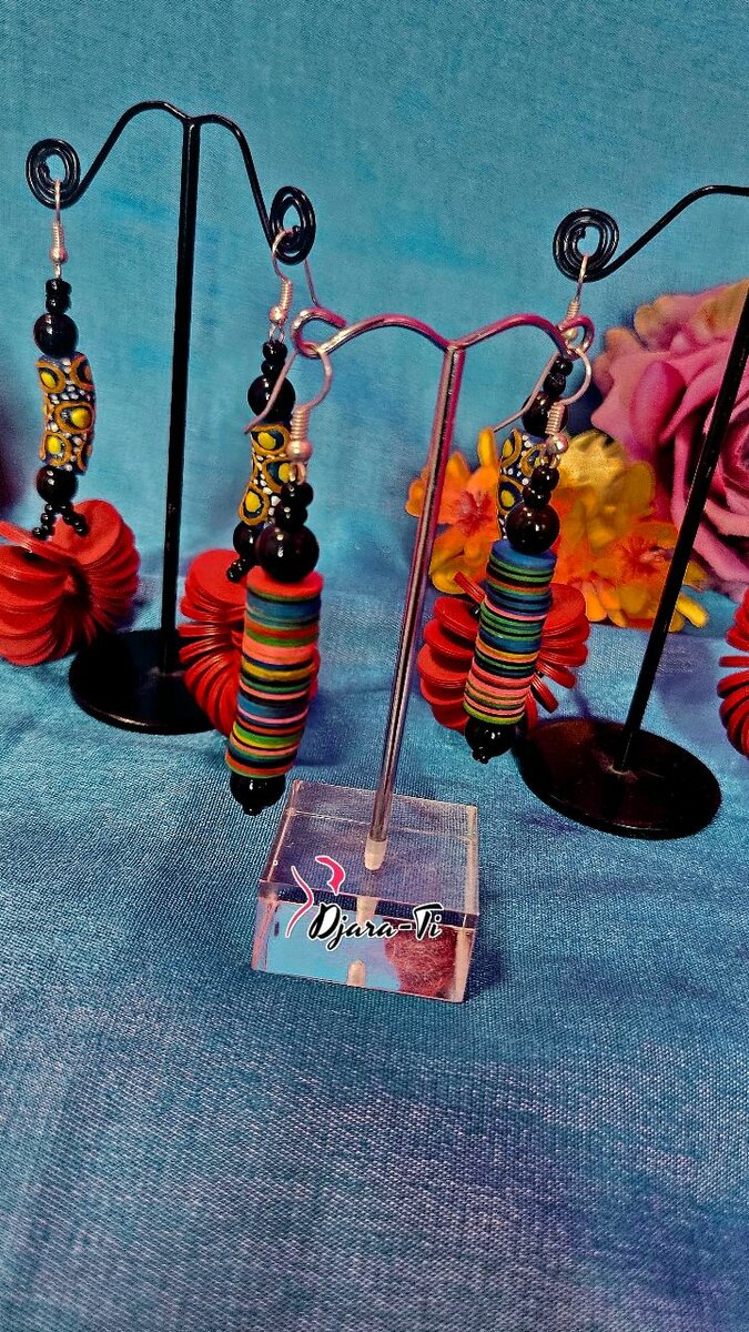 Boucles d'oreilles artisanales