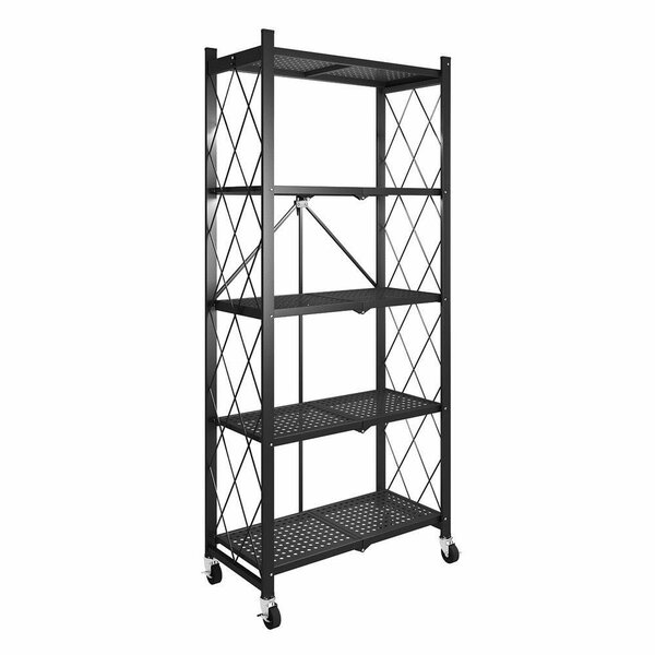 Foldable storage rack