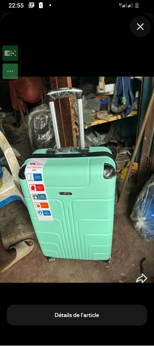 Valise rigide à roulettes