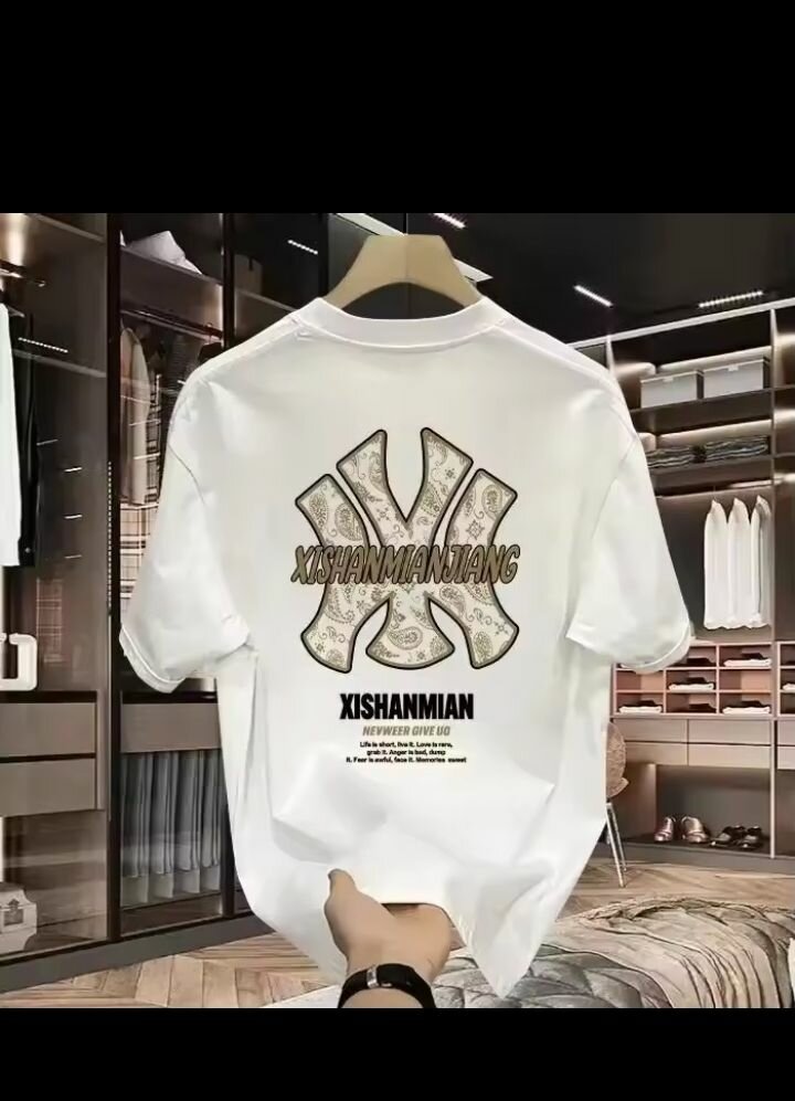 T-shirt graphique tendance unisexe