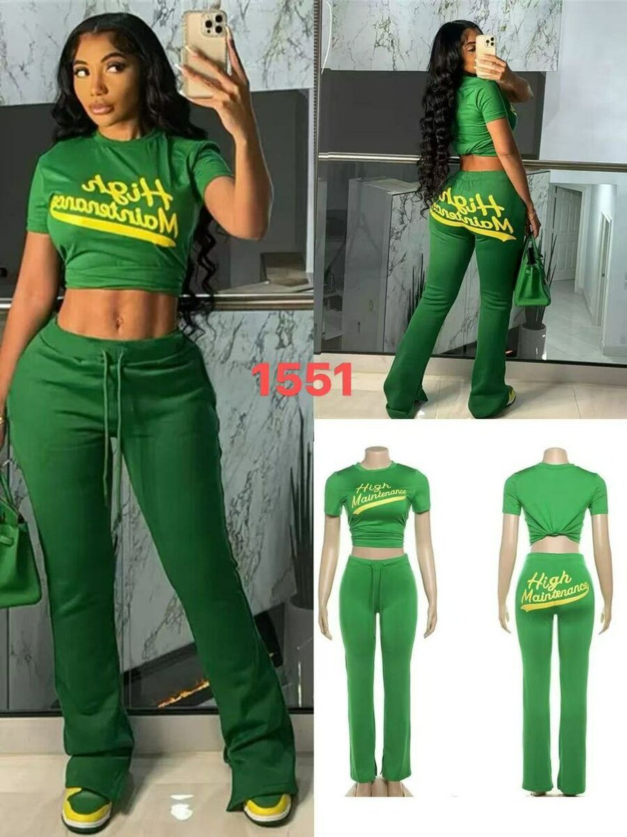 Tops et pantalons tendance