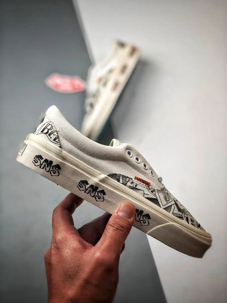 Vans Slip-On Graffiti Sneakers