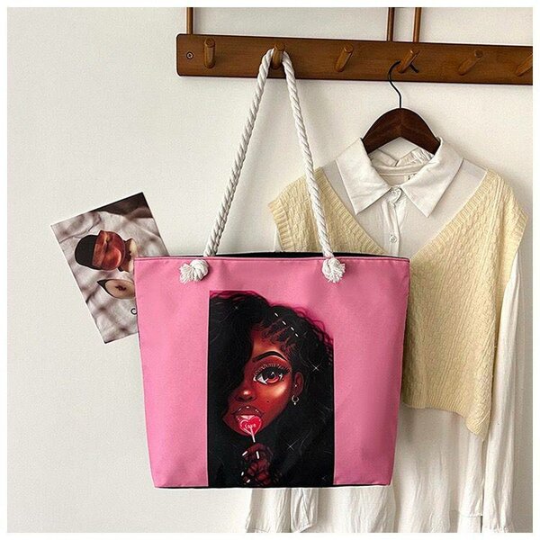 Sac cabas illustré top bag