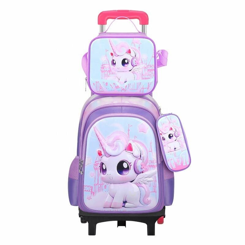 Kids 3in1 School bag with trolley