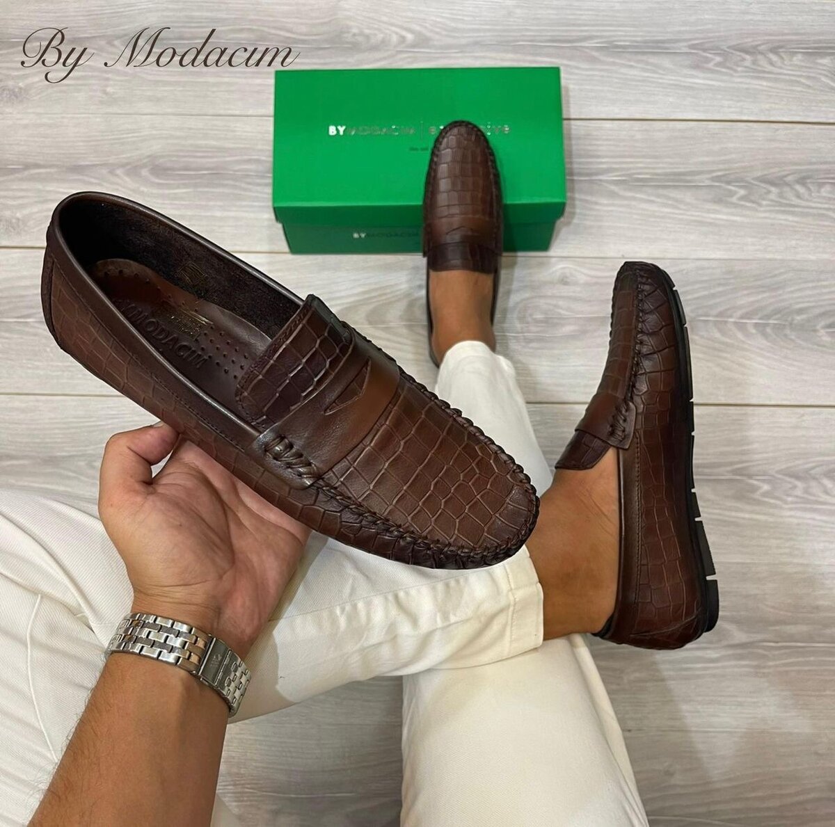 Mocassins en cuir Modacum