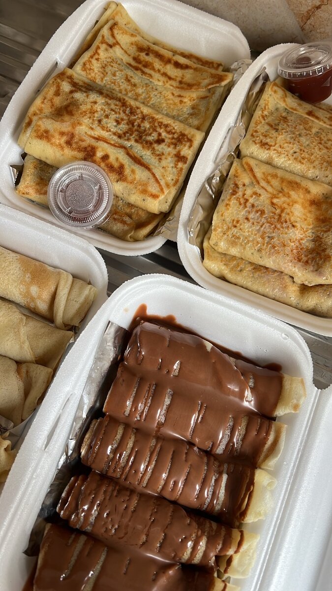 Crêpes salées et sucrées