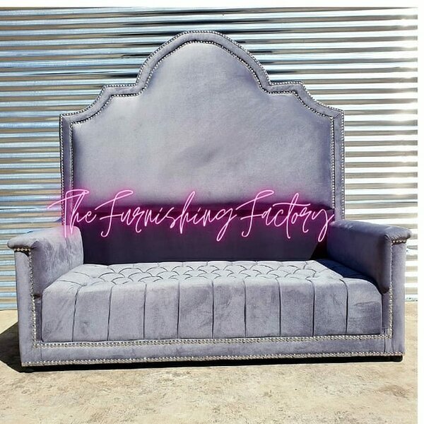 Beautiful headboard and ottoman sets