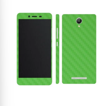 Xiaomi Redmi Note 2 Green Carbon Fiber Texture Mobile Skin