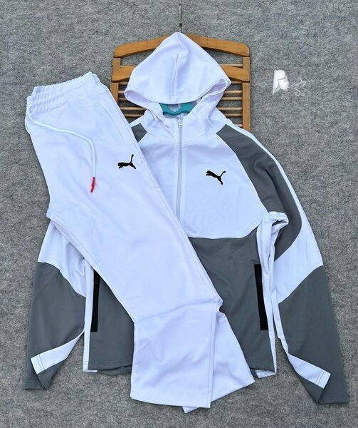 Ensemble de sport blanc homme