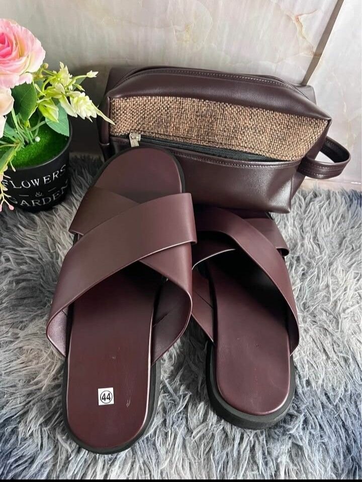 Sandales décontractées en cuir