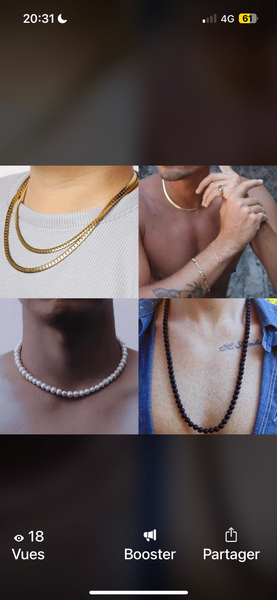 Chaînes hommes