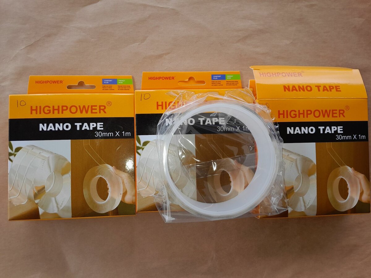 Double-sided nano tape