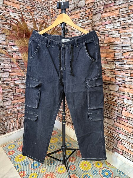Pantalon cargo noir