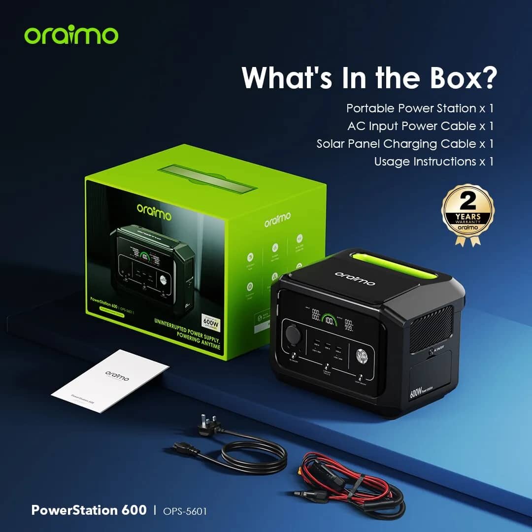 Générateur Portable Oraimo 600W
