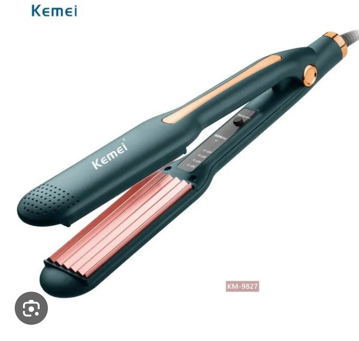 Peigne chauffant liseur et boucleur