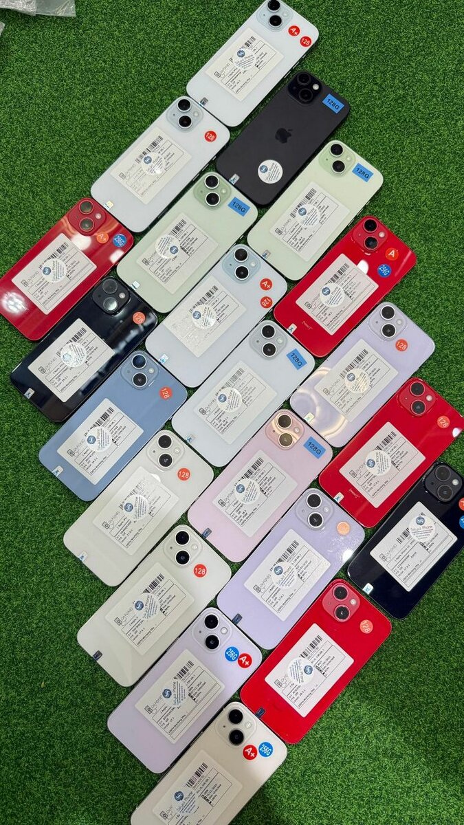 Smartphones variés haute qualité