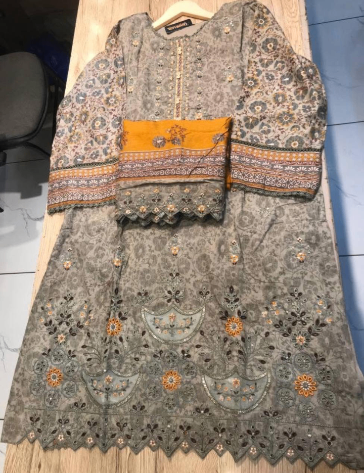Ladies 2pc stitched