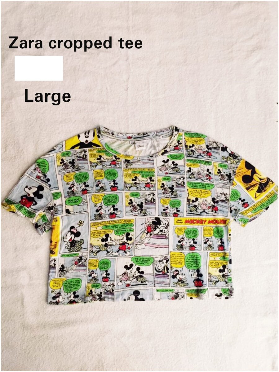 Salaula crop tops and tops