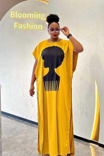 Robe Caftan Bohème Élégante